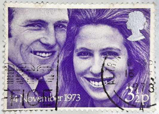1973 November 14 British 3 Three - Half - Pence Stamp | Collectable Grade