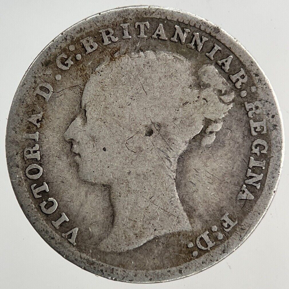 1875 Victoria Threepence Silver Coin | Collectable Grade