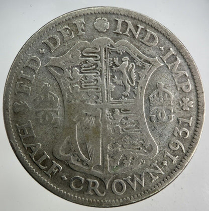 1931 George V Half - Crown Silver Coin | Collectable Grade