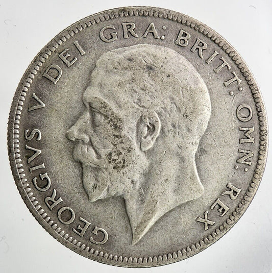 1928 George V Half - Crown Silver Coin | Fine Collectable Grade