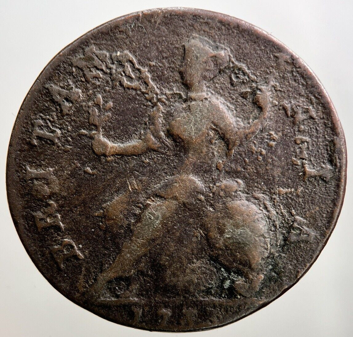 1753 George II 2nd Half - Penny Coin | Collectable Grade | a803