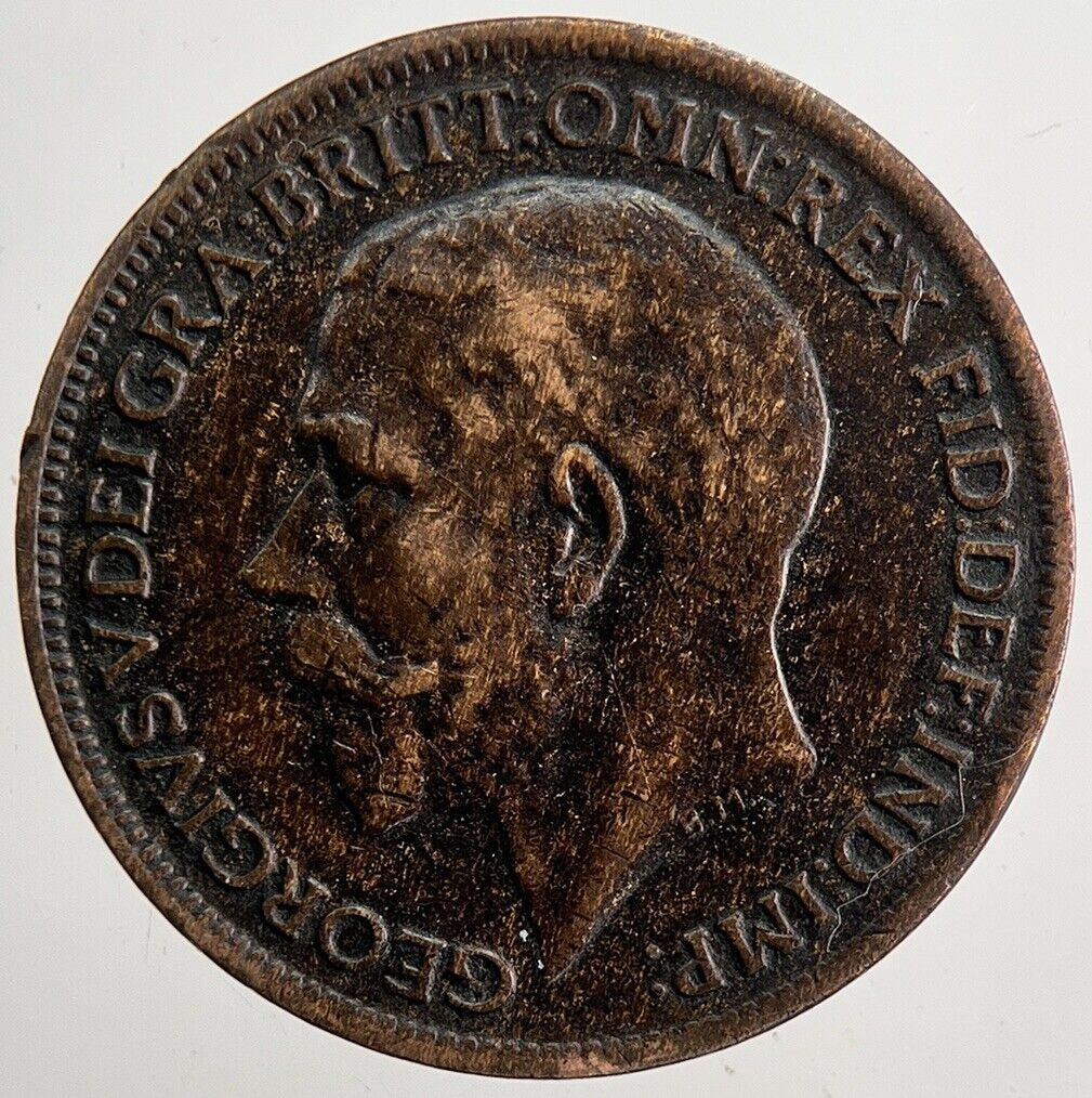 1916 George V Farthing Coin | Very High Grade | a5836