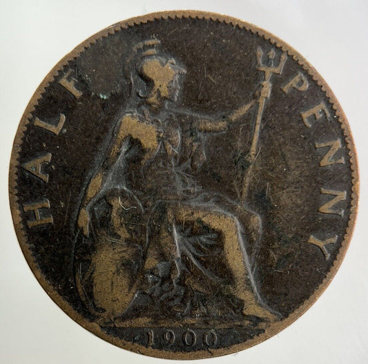 1900 Victoria Half-Penny Coin | Collectable Grade