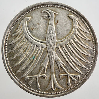 1951 - J Germany 5 Mark Silver Coin | Very High Grade | a7053