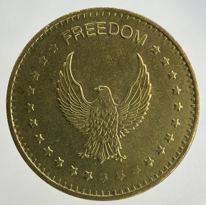 Freedom Eagle No Cash Value Token Coin | Fine Collectable Grade