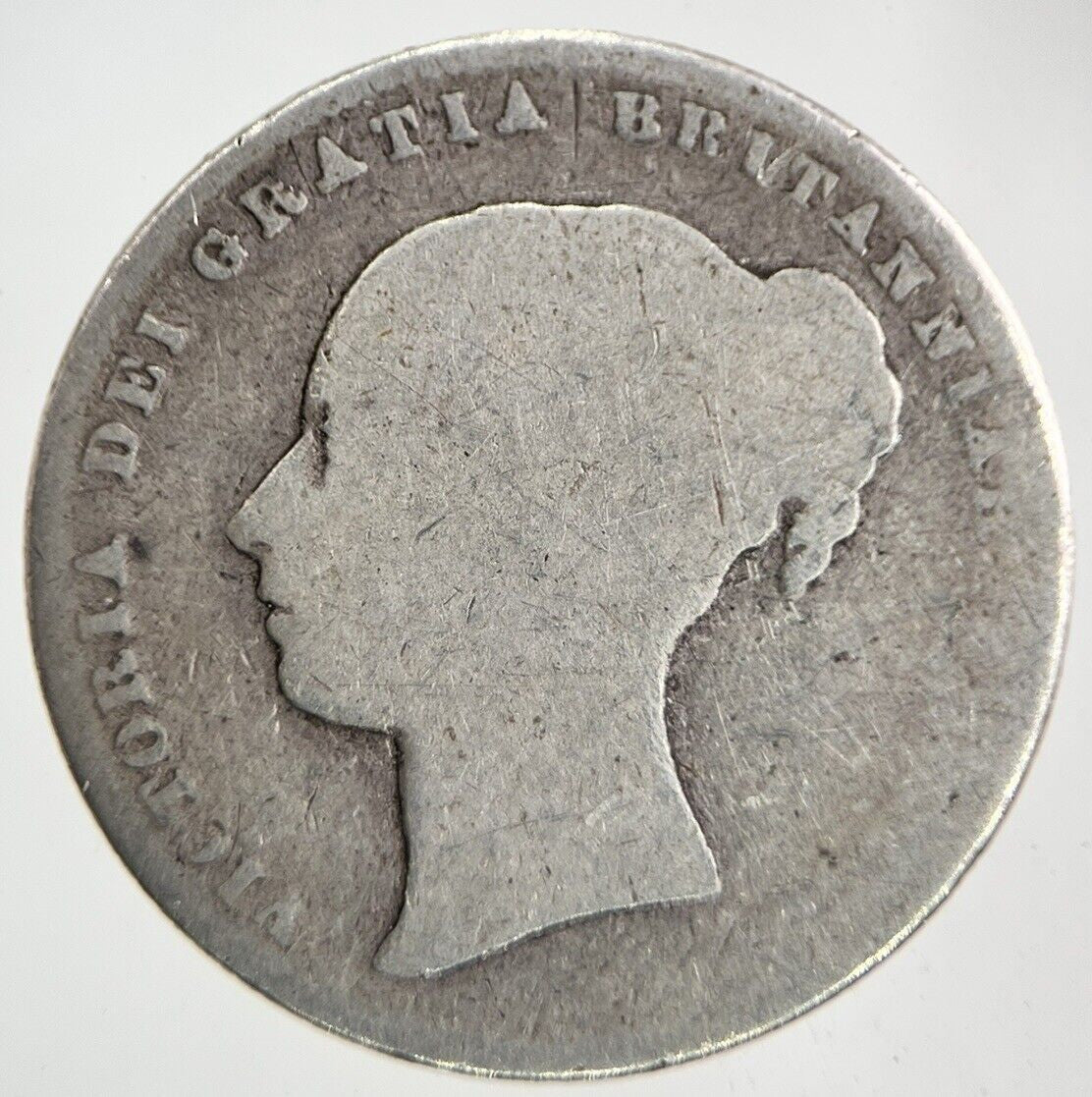 1864 Victoria Shilling Silver Coin | Collectable Grade