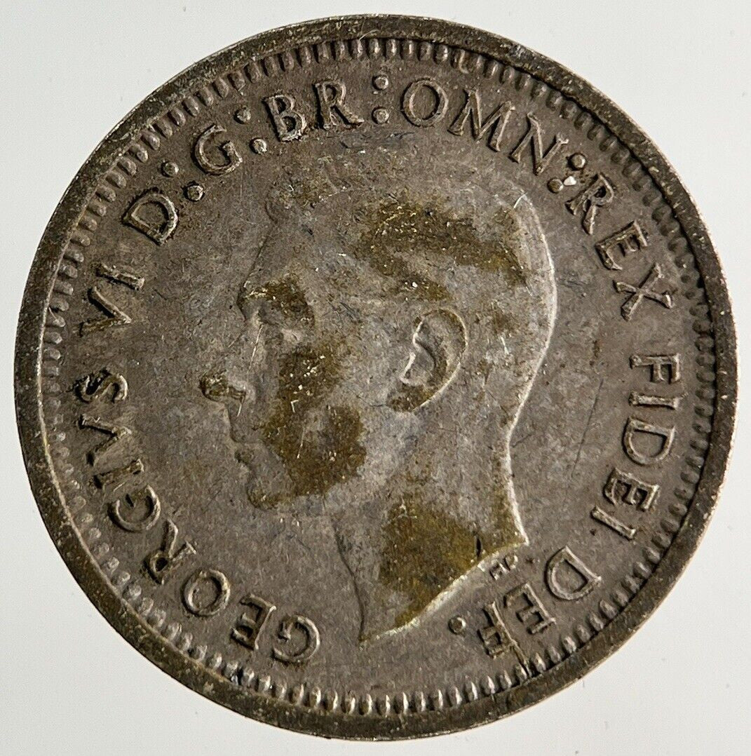 1951 Australia Threepence Silver Coin | Fine Collectable Grade