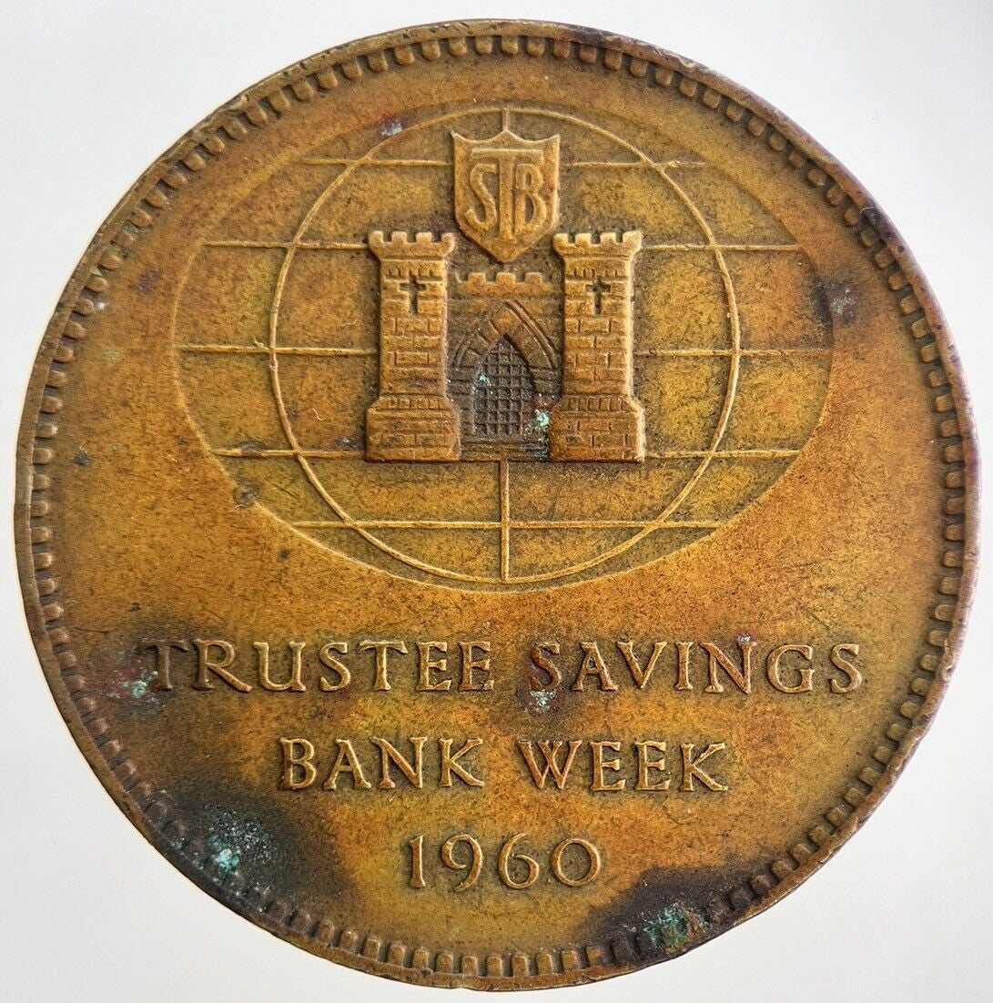1960 Trustee Savings Bank Week Token Coin | Fine Collectable Grade