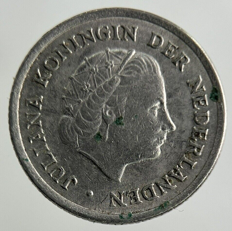 1962 Netherlands 10 Cents Coin | Fine Collectable Grade