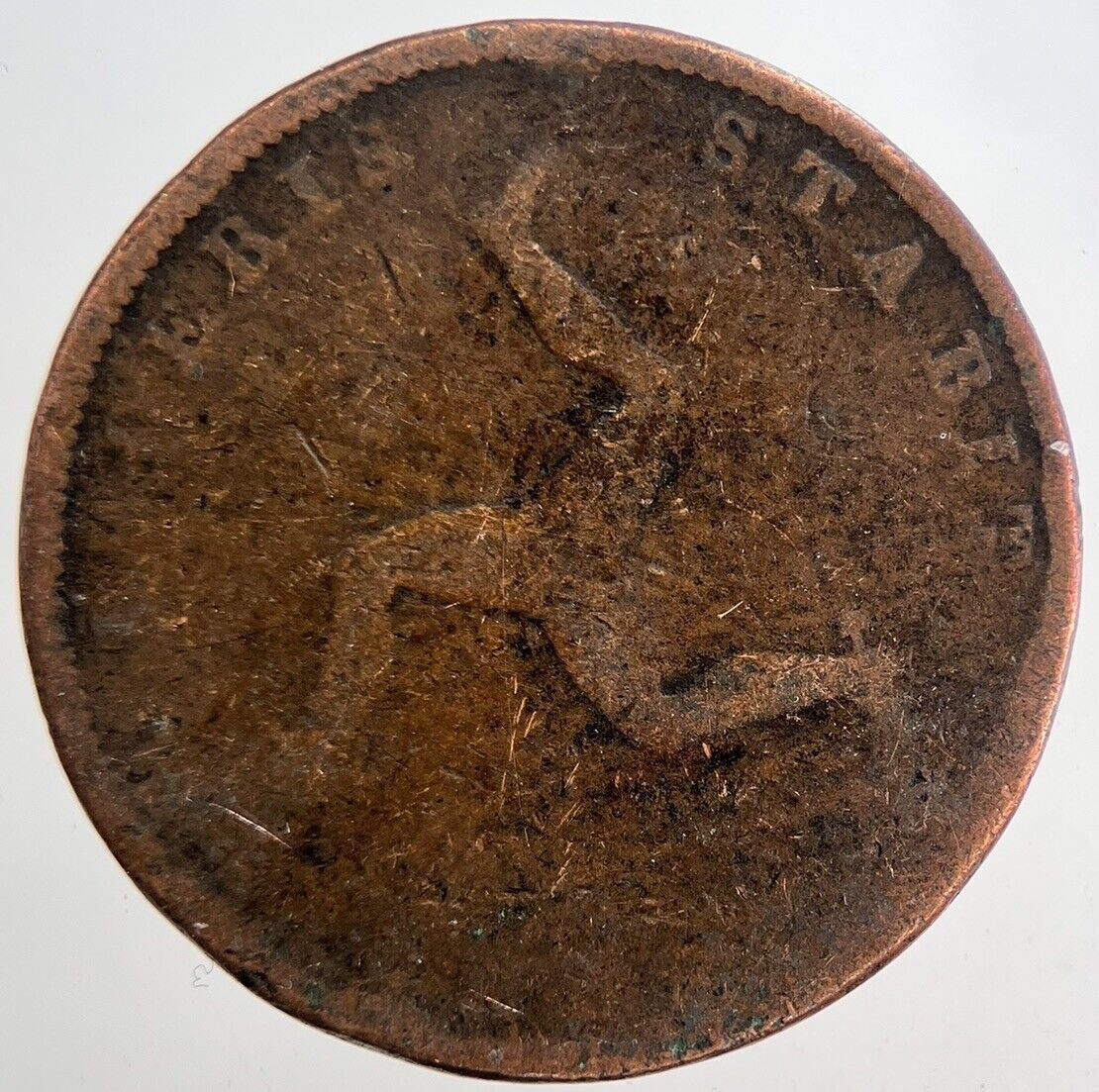 1839 Isle of Man Half-Penny Coin | Collectable Grade | a6202