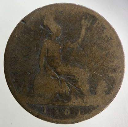 1861 Victoria Half - Penny Coin | Collectable Grade