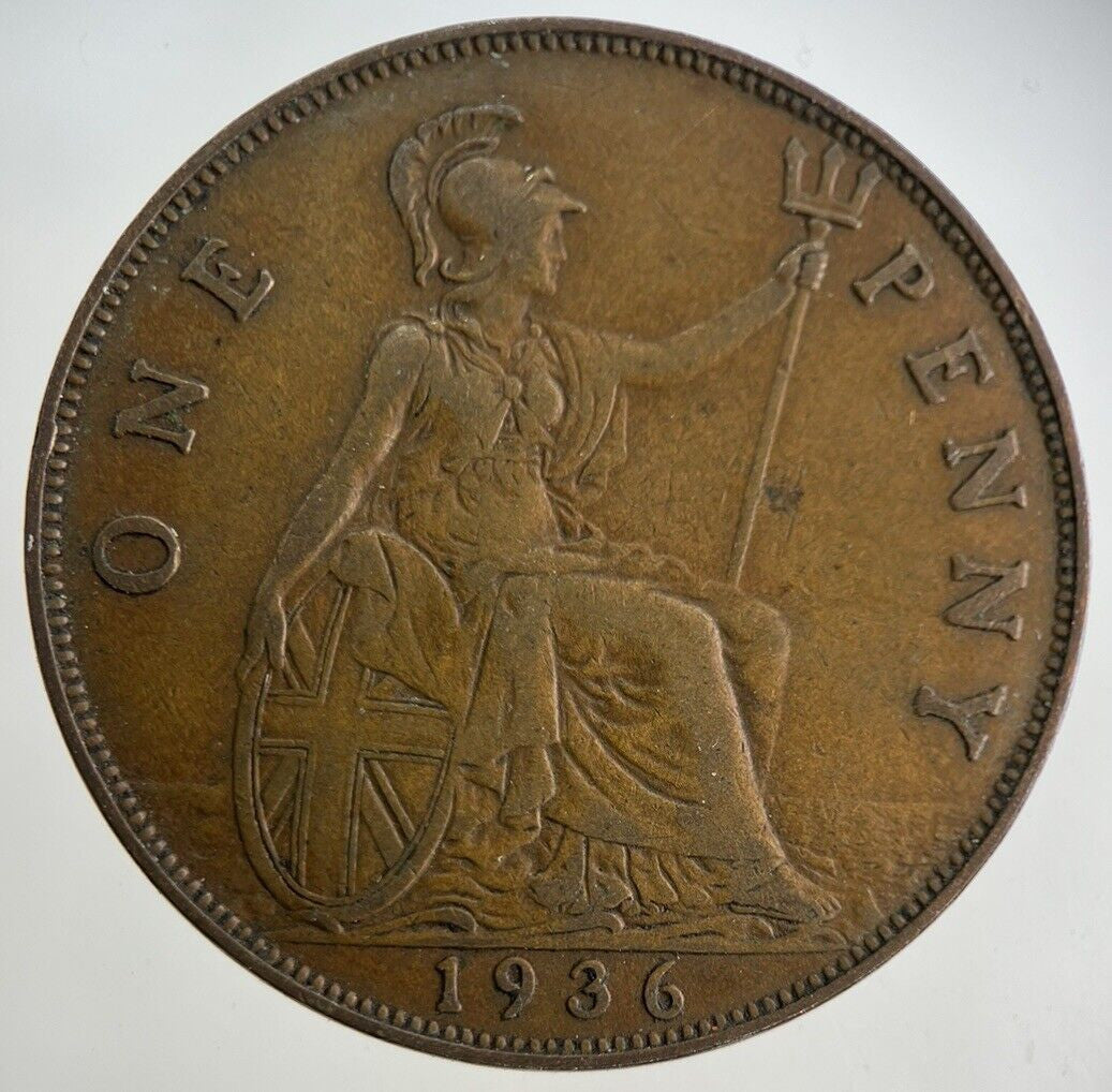 1936 George V One Penny Coin | Fine Collectable Grade