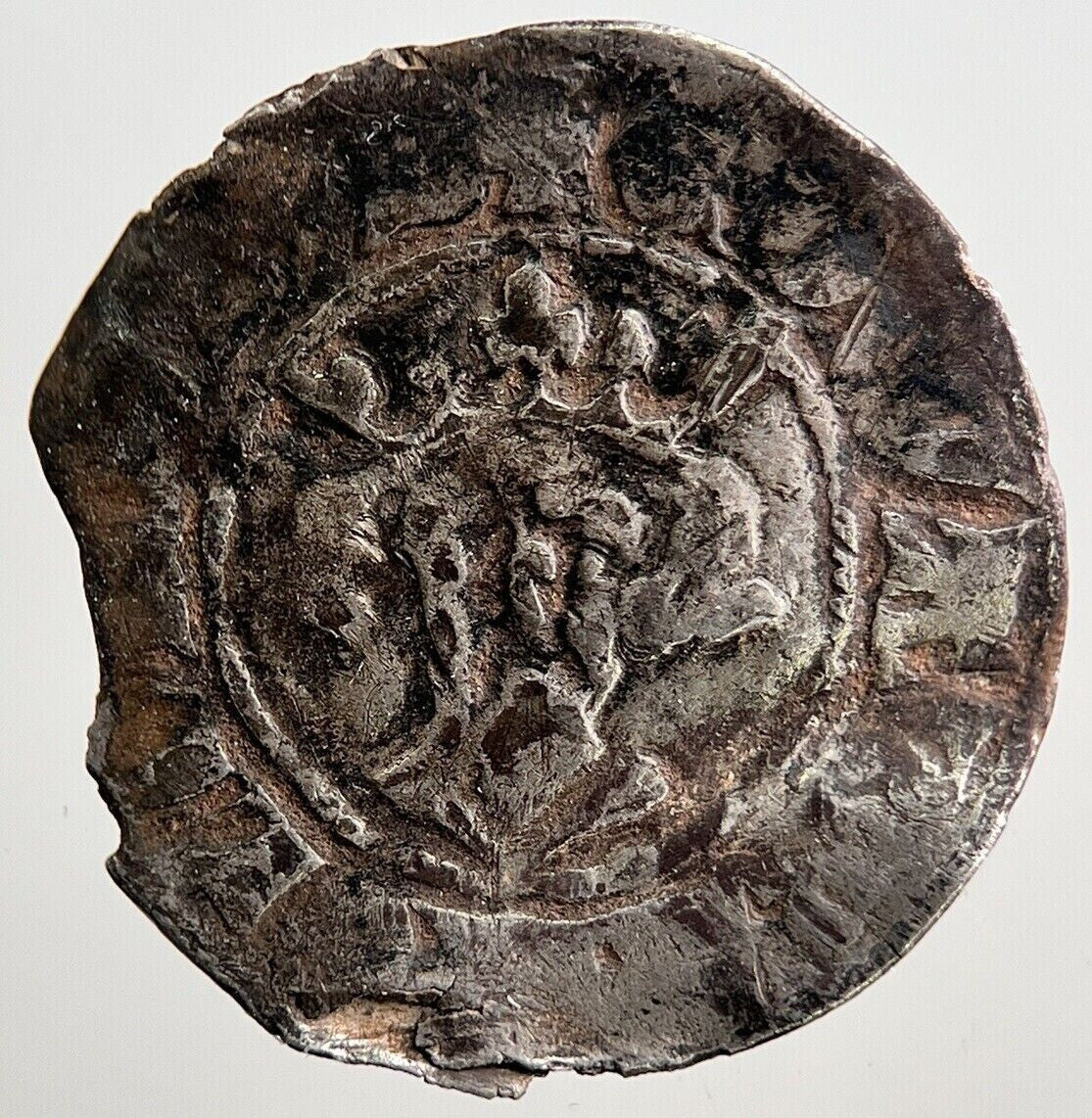 1272 - 1307 British Medieval Edward I 1st Penny Hammered Silver Coin | a3252