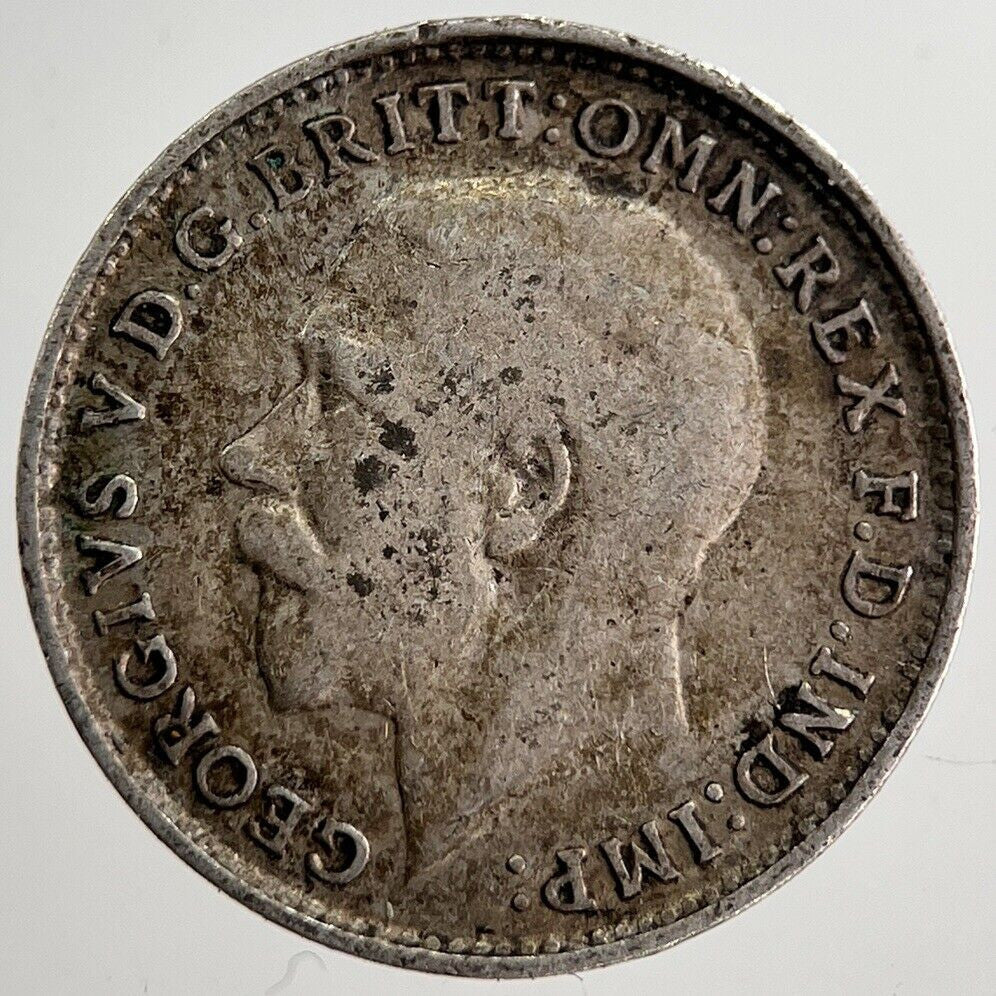 1914 George V Threepence Silver Coin | Very High Grade | a8568