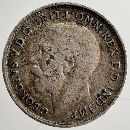1914 George V Threepence Silver Coin | Very High Grade | a8568
