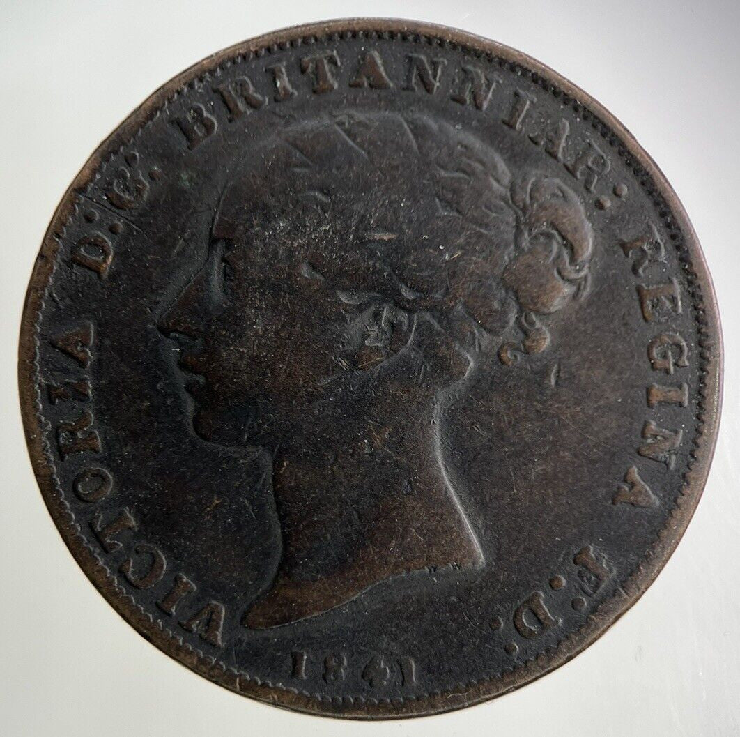 1841 Jersey 1/26th One Twenty Sixth Shilling Coin | Fine Collectable Grade