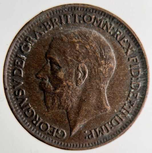 1926 George V Farthing Coin | Very High Grade