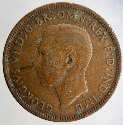 1944 George VI Half - Penny Coin | Fine Collectable Grade