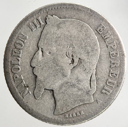 1866 France 1 Franc Silver Coin | Collectable Grade