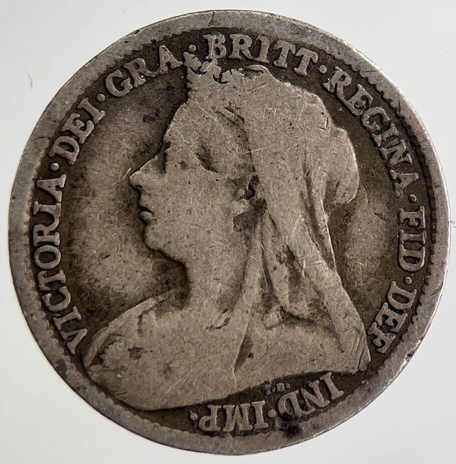 1895 Victoria Threepence Silver Coin | Collectable Grade | a8849