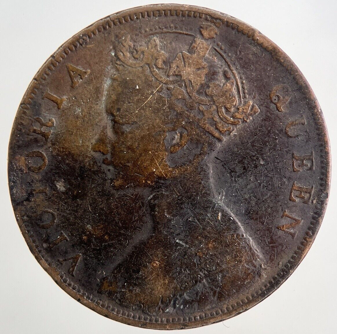 1875 Victoria Hong Kong 1 Cent Coin | Collectable Grade