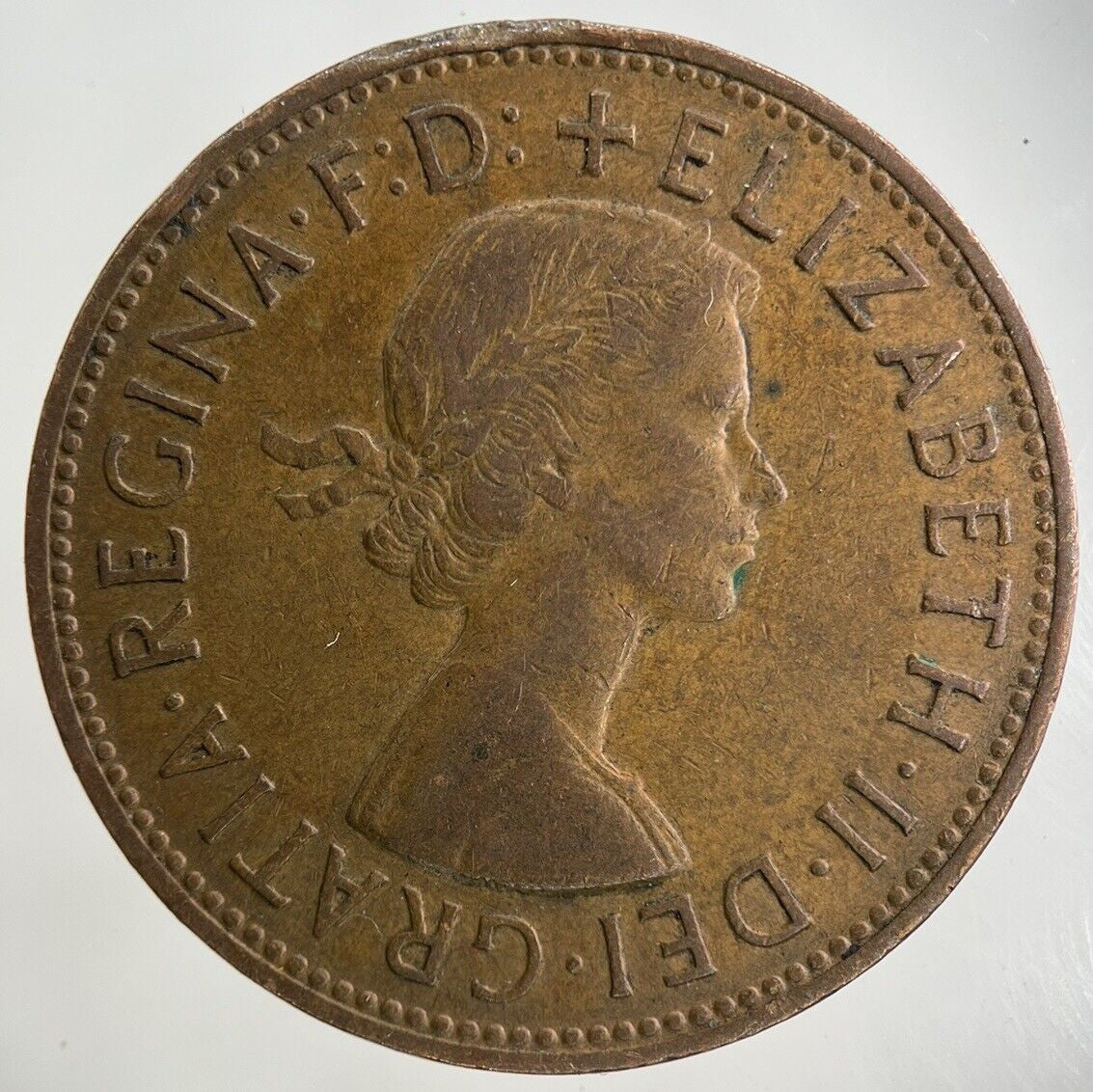 1964 Elizabeth II 2nd One Penny Coin | Fine Collectable Grade