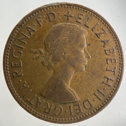 1964 Elizabeth II 2nd One Penny Coin | Fine Collectable Grade