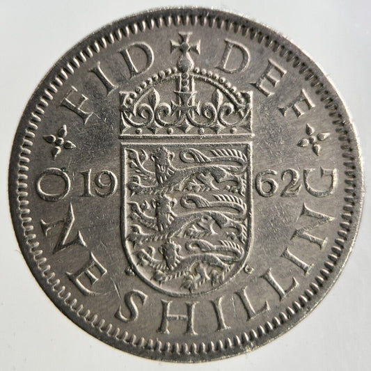 1962 Elizabeth II 2nd One Shilling Coin | Fine Collectable Grade