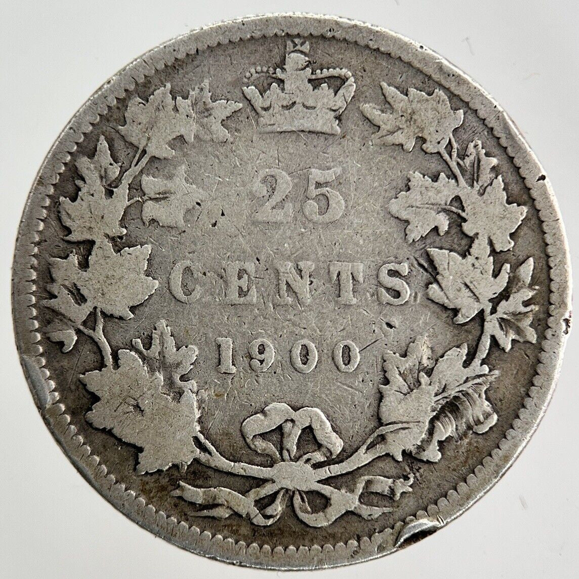 1900 Canada 25 Cents Silver Coin | Collectable Grade