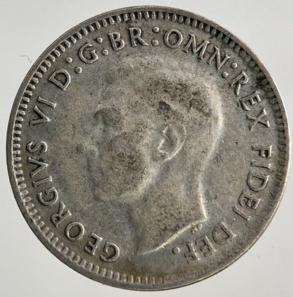 1949 Australia Threepence Silver Coin | Fine Collectable Grade