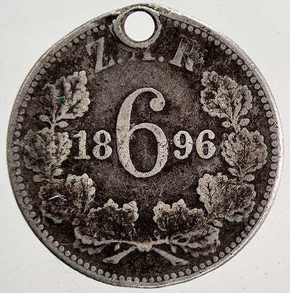 1896 South Africa Sixpence Coin | Collectable Grade | a6178