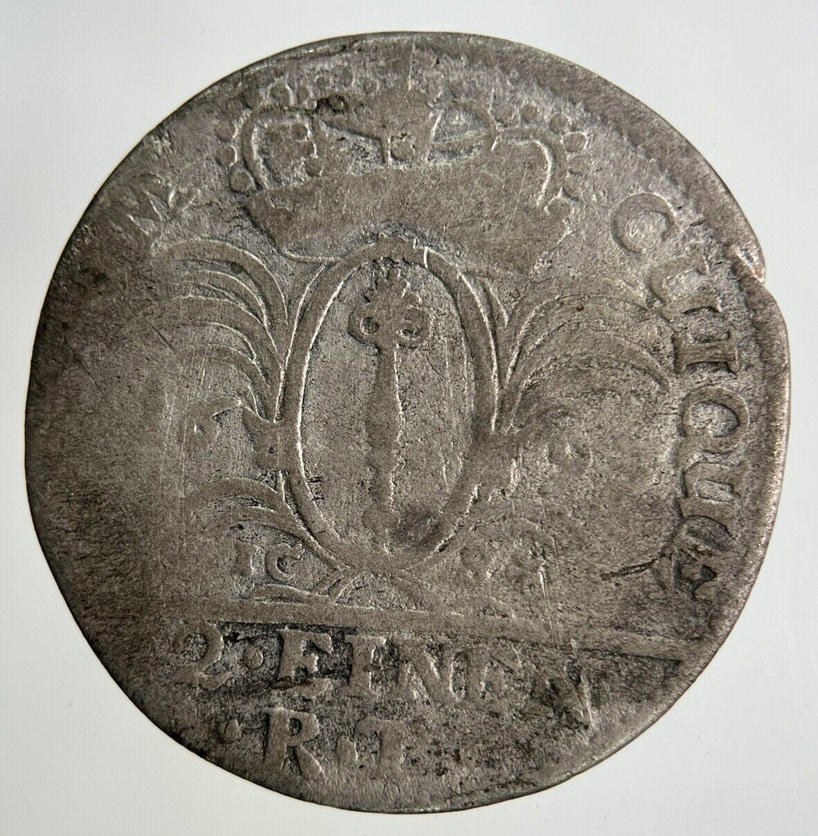 1693 Germany Brandenburg - Prussia 1/12 Thaler Silver Coin | Collectable Grade