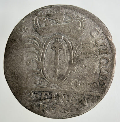 1693 Germany Brandenburg - Prussia 1/12 Thaler Silver Coin | Collectable Grade
