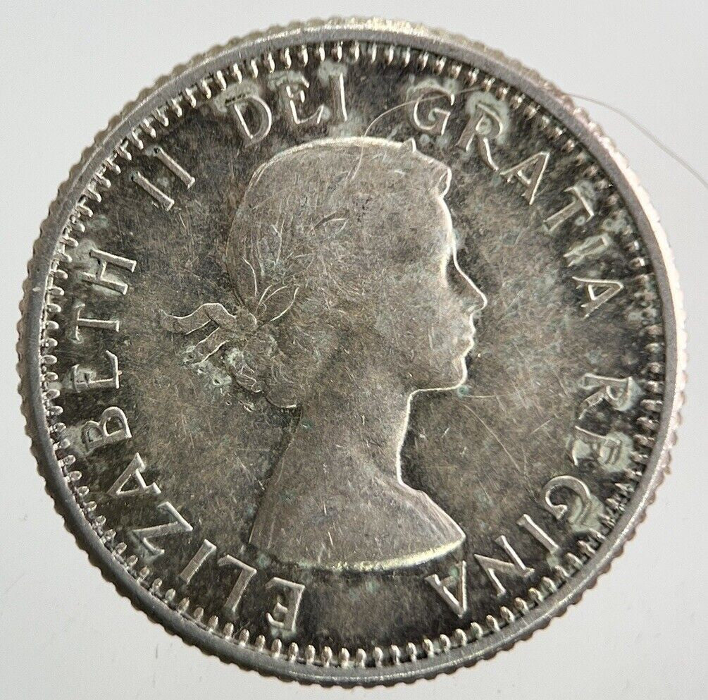 1962 Canada 10 Cents Silver Coin | Fine Collectable Grade