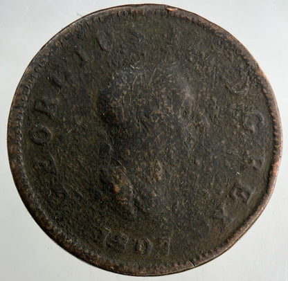 1807 George III 3rd Half - Penny Coin | Collectable Grade