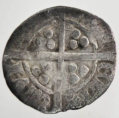 1279 - 1307 Edward I 1st Medieval Hammered Silver Penny Coin | a6593