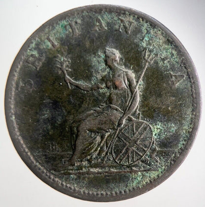 1806 George III 3rd Half - Penny Coin | Fine Collectable Grade | a4581