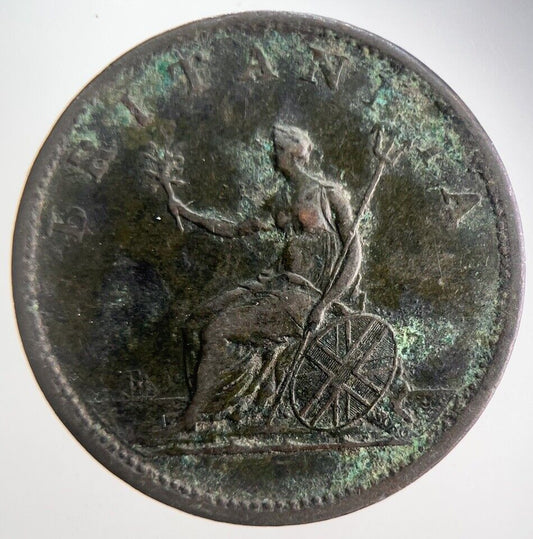 1806 George III 3rd Half - Penny Coin | Fine Collectable Grade | a4581