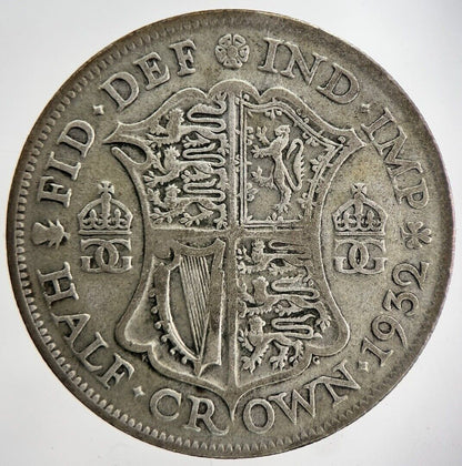 1932 George V Half - Crown Silver Coin | Collectable Grade