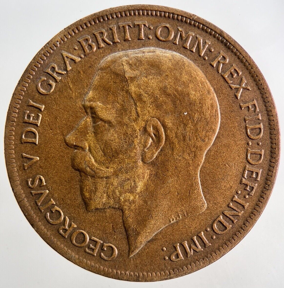 1917 George V One Penny Coin | Fine Collectable Grade