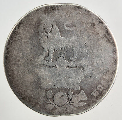 1826 George IV One Shilling Silver Coin | Fair Grade