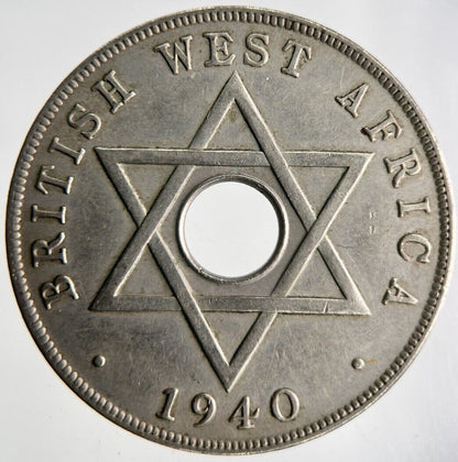 1940 West Africa One Penny Coin | Fine Collectable Grade