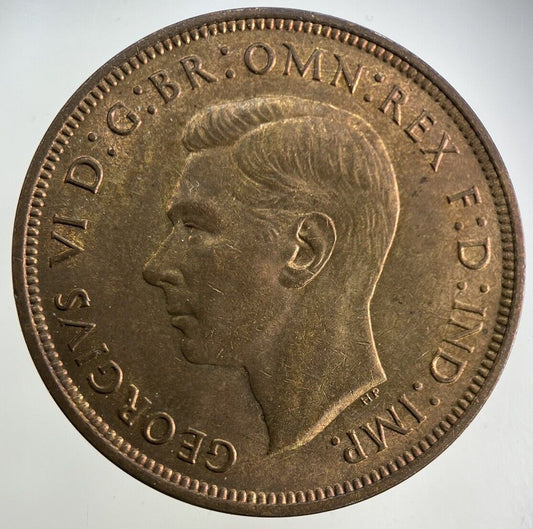 1938 George VI One Penny Coin | Very Fine Grade