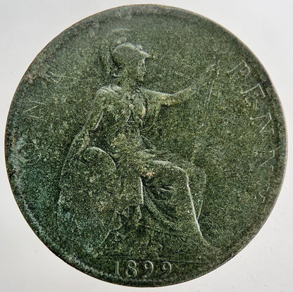 1899 Victoria Penny Coin | Fine Collectable Grade | a5933