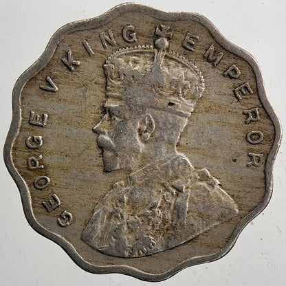 1936 India 1 One Anna Coin | Fine Collectable Grade | a5945