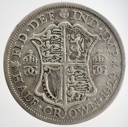 1929 George V Half - Crown Silver Coin | Collectable Grade