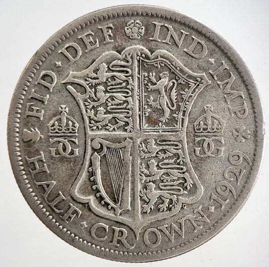 1929 George V Half - Crown Silver Coin | Collectable Grade