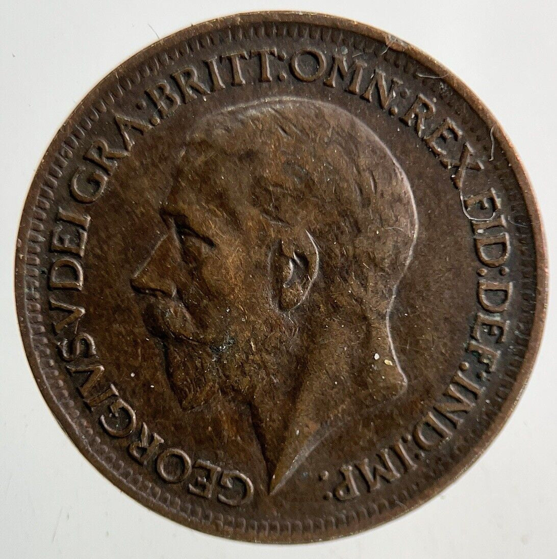 1926 George V Farthing Coin | Fine Collectable Grade