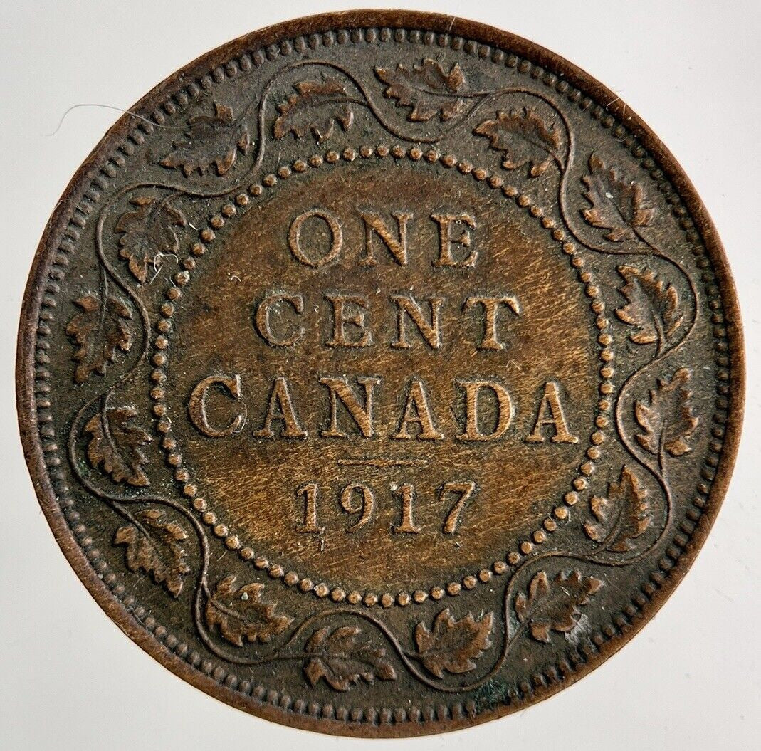 1917 Canada One Cent Coin | Fine Collectable Grade