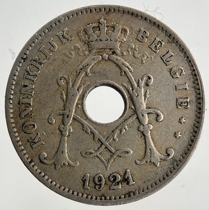 1921 Belgium 10 Centimes Coin | Fine Collectable Grade